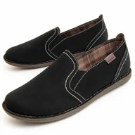 Mokasyny damskie - Montevita Mokasyn Moccavita6 Czarny - miniaturka - grafika 1