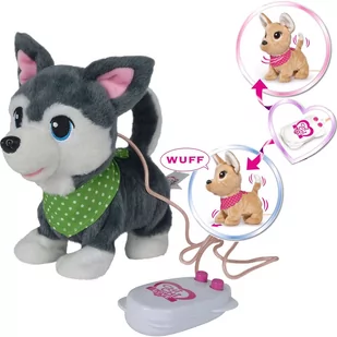 Chi Chi Love Piesek szczeniaczek Husky sterowany na kabel - Zabawki interaktywne dla dzieci - miniaturka - grafika 1