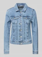Kurtki damskie - Kurtka jeansowa o kroju regular fit z dodatkiem bawełny model ‘WONDER’ - miniaturka - grafika 1