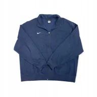 Bluzy męskie - Granatowa rozpinana bluza męska NIKE 3XL - miniaturka - grafika 1