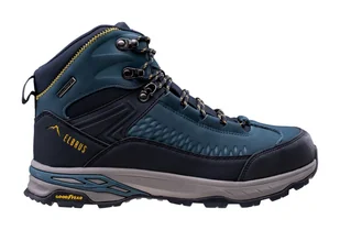 Męskie Buty ELBRUS ENGEN MID WP GR M000177597 – Granatowy - Buty trekkingowe męskie - miniaturka - grafika 1