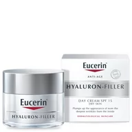 Kremy do twarzy - Eucerin Przeciwzmarszczkowy krem na dzień do skóry suchej i wrażliwej - Hyaluron-Filler Day Cream For Dry Skin - miniaturka - grafika 1