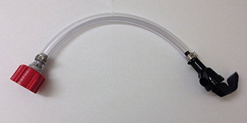 Bev Rite CBIB102 BIB zawór kranowy do torby marki Coca Cola w pudełku, syropy, plastik, czerwony