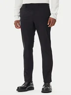Spodnie męskie - Calvin Klein Spodnie materiałowe LV04LB610G Czarny Slim Fit - miniaturka - grafika 1