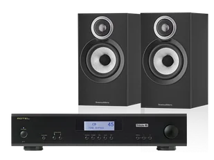 Rotel A11 Tribute (czarny) + 607 S3 (czarny) - Zestawy stereo - miniaturka - grafika 1