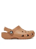 Buty dla dziewczynek - Crocs Klapki Classic Clog 206991 Brązowy - miniaturka - grafika 1