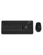 Zestawy myszka + klawiatura - Zestaw klawiatura   mysz Microsoft Desktop 3050 PP3-00008 (membranowa; USB 2.0; (UKŁAD NIEMIECKI !); kolor czarny; BlueTrack; 1000 DPI) - miniaturka - grafika 1