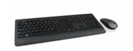Zestawy myszka + klawiatura - Lenovo 4X30H56804 klawiatura Dołączona myszka RF Wireless Duński Czarny - miniaturka - grafika 1