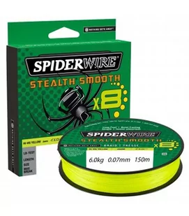 Plecionki Spiderwire Stealth Smooth 8 Yellow 150m 0,07 mm - Żyłki wędkarskie - miniaturka - grafika 1