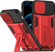 Etui i futerały do telefonów - König Design Etui kompatybilne z Apple iPhone 12 Pro Plastikowe, miękkie etui na telefon komórkowy - Etui na telefon komórkowy czerwone - miniaturka - grafika 1