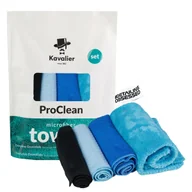 Akcesoria do mycia samochodu - KAVALIER EVERYDAY ESSENTIALS SET zestaw czterech uniwersalnych ręczników - miniaturka - grafika 1