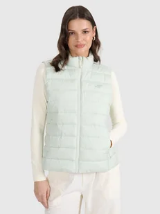 4F Bezrękawnik puchowy z wypełnieniem syntetycznym damski - miętowy S - Kurtki damskie 4F Bezrękawnik puchowy z wypełnieniem syntetycznym damski - miętowy S - Kurtki damskie - miniaturka - grafika 1