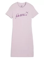 Sukienki - Puma Sukienka "ESS+ Blossom" w kolorze jasnoróżowym - miniaturka - grafika 1