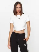 Koszulki i topy damskie - Puma T-Shirt Dare To 621435 Biały Slim Fit - miniaturka - grafika 1