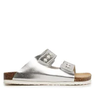 Buty dla dziewczynek - Klapki Primigi 3926111 S Srebrny - miniaturka - grafika 1