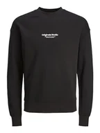 Bluzy męskie - Bestseller A/S Bluza męska Jorvesterbro Sweat Crew Neck Noos, czarny, L - miniaturka - grafika 1