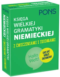 Księga wielkiej gramatyki niemieckiej z ćwiczeniami i idiomami - Książki do nauki języka niemieckiego - miniaturka - grafika 1