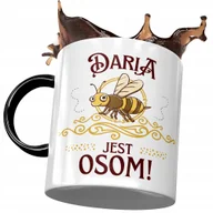 Kubki - Kubek Czarny Dla Darii Koleżanki Żony na Prezent z Nadrukiem ze Zdjęciem + Opakowanie na prezent (wzór 04) - miniaturka - grafika 1