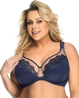 Biustonosze - Gorsenia Luisse K441 biustonosz - granatowy 85K - miniaturka - grafika 1