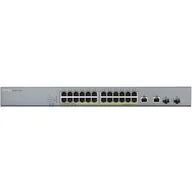 Switche - Zyxel Przełącznik zarządzalny GS1350-26HP CCTV PoE LR 375W - miniaturka - grafika 1