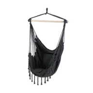 Fotele ogrodowe wiszące - Fotel wiszący DOMINIKANA Dark Grey - Focus Garden - miniaturka - grafika 1