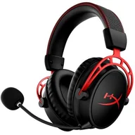 Słuchawki - HyperX Cloud Alpha Wireless czarno-czerwone 4P5D4AA - miniaturka - grafika 1
