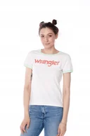 Koszulki i topy damskie - WRANGLER RETRO KABEL TEE ROSEWATER W716SEVLF S - miniaturka - grafika 1