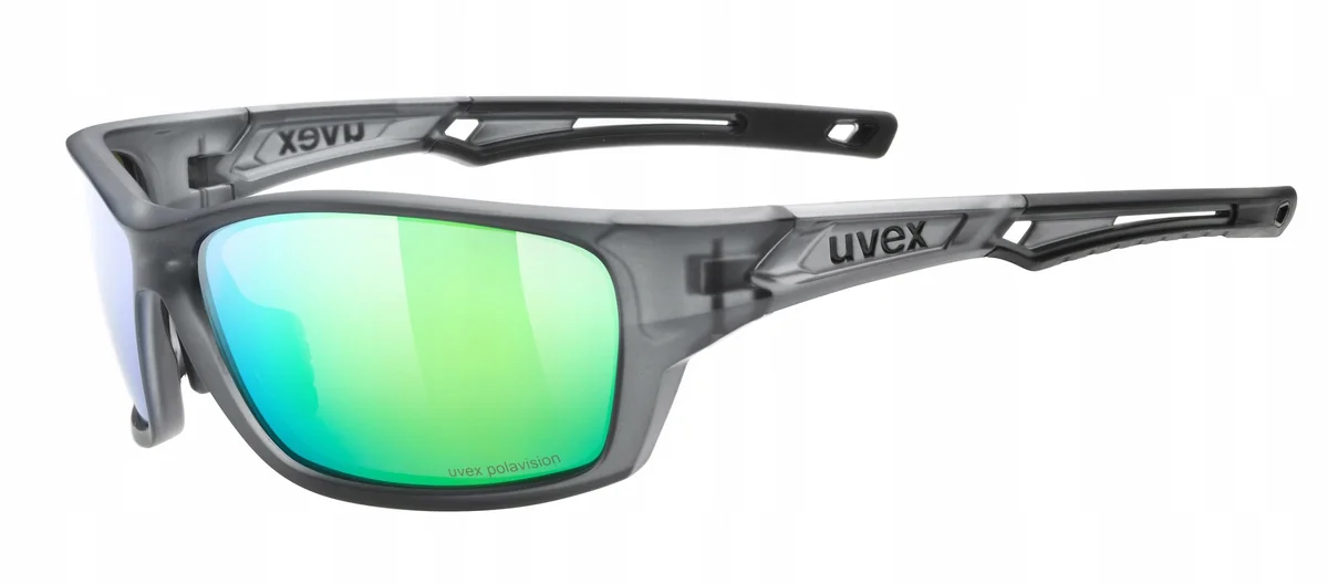 Okulary przeciwsłoneczne UVEX Sportstyle 232 P smoke mat/polavision mirror