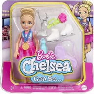 Lalki dla dziewczynek - Mattel Chelsea Lalka Łyżwiarka 3Y37X2 SAM ONE SIZE - miniaturka - grafika 1