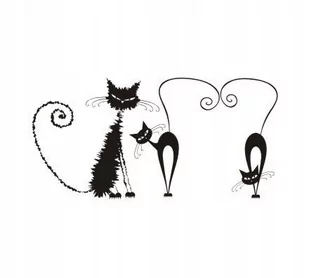 Naklejka na ścianę dla dzieci kot kotki 38, 100x50 cm - Naklejki na ścianę Naklejka na ścianę dla dzieci kot kotki 38, 100x50 cm - Naklejki na ścianę - miniaturka - grafika 1