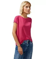 Koszulki i topy damskie - Street One Damska koszulka z haftem, Kwiat koralowy, 36 - miniaturka - grafika 1