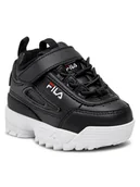 Sneakersy męskie - Fila Sneakersy Disruptor E Infants 1011298.25Y Czarny - miniaturka - grafika 1