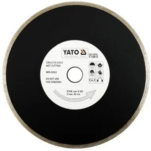 Yato tarcza tnąca pełna 230mm - 6015 (YT-6015) - Tarcze do pił - miniaturka - grafika 1