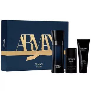 Giorgio Armani Armani Code pour Homme zestaw - woda toaletowa 125 ml + dezodorant sztyft 75 ml + żel pod prysznic 75 ml ARM-BLC15 - Zestawy perfum męskich - miniaturka - grafika 1