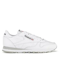 Sneakersy męskie - Sneakersy Reebok CLASSIC LEATHER 100008789 Biały - miniaturka - grafika 1