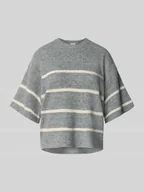 Swetry damskie - Sweter z dzianiny z rękawem o dł. 1/2 model ‘DASILA’ - miniaturka - grafika 1