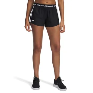 Under Armour Tech Play Up szorty - czarny/biały - XXL - Spodenki damskie - miniaturka - grafika 1