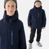 Kurtki damskie - KURTKA CHŁOPIĘCA 4F 140 MIEJSKA PRZEJŚCIOWA PŁASZCZ TJACM157 AW24 - miniaturka - grafika 1