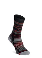 Skarpetki sportowe męskie - Skarpety Smartwool Performance Hike Light Cushion Mountain Range - blk - miniaturka - grafika 1
