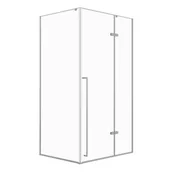 Kabiny prysznicowe - Kabina prysznicowa ILEX kwadratowa 100x100cm chrom SEVANTE - miniaturka - grafika 1