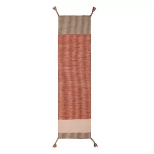 Pomarańczowy wełniany chodnik Flair Rugs Anu, 60x200 cm - Dywany - miniaturka - grafika 1