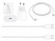 Ładowarki do telefonów - Ładowarka Apple 20W MHJE3ZM/A Nylonowy Kabel MQKJ3ZM/A Do iPhone 15 15 Pro 15 Pro Max - miniaturka - grafika 1