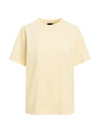 Koszulki i topy damskie - Bench Koszulka "Abelia 2" w kolorze jasnożółtym - miniaturka - grafika 1
