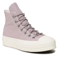 Trampki damskie - Trampki Converse Chuck Taylor All Star Lift A05014C Pastel Purple - miniaturka - grafika 1