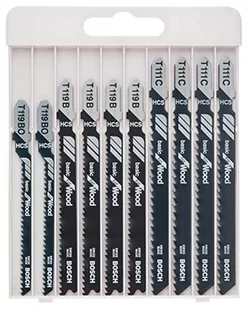 Bosch Professional 10PC X-PRO LINE JSB SET BASIC FOR WOOD 2607010629 - Akcesoria do elektronarzędzi - miniaturka - grafika 1