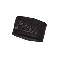 Apaszki i szaliki męskie - BUFF Opaska na głowę DRYFLX HEADBAND Solid Black - miniaturka - grafika 1
