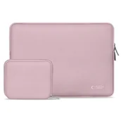 Torby na laptopy - Etui na laptopa TECH-PROTECT Neoslim 13-14 cali Różowy + Torba na akcesoria NEOSLIM LAPTOP 13-14 DUSTY ROSE - miniaturka - grafika 1