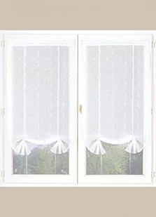 Carpentier & Gute Helden 40077 zasłona poliestrowa biała 140 x 60 cm - Zasłony - miniaturka - grafika 1