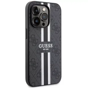Etui Guess GUHMP14LP4RPSK do iPhone 14 Pro 6.1" hardcase 4G Printed Stripes MagSafe - Etui i futerały do telefonów - miniaturka - grafika 5