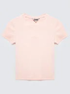 Koszulki i topy damskie - BIG STAR Koszulka "Clarsa" w kolorze jasnoróżowym - miniaturka - grafika 1